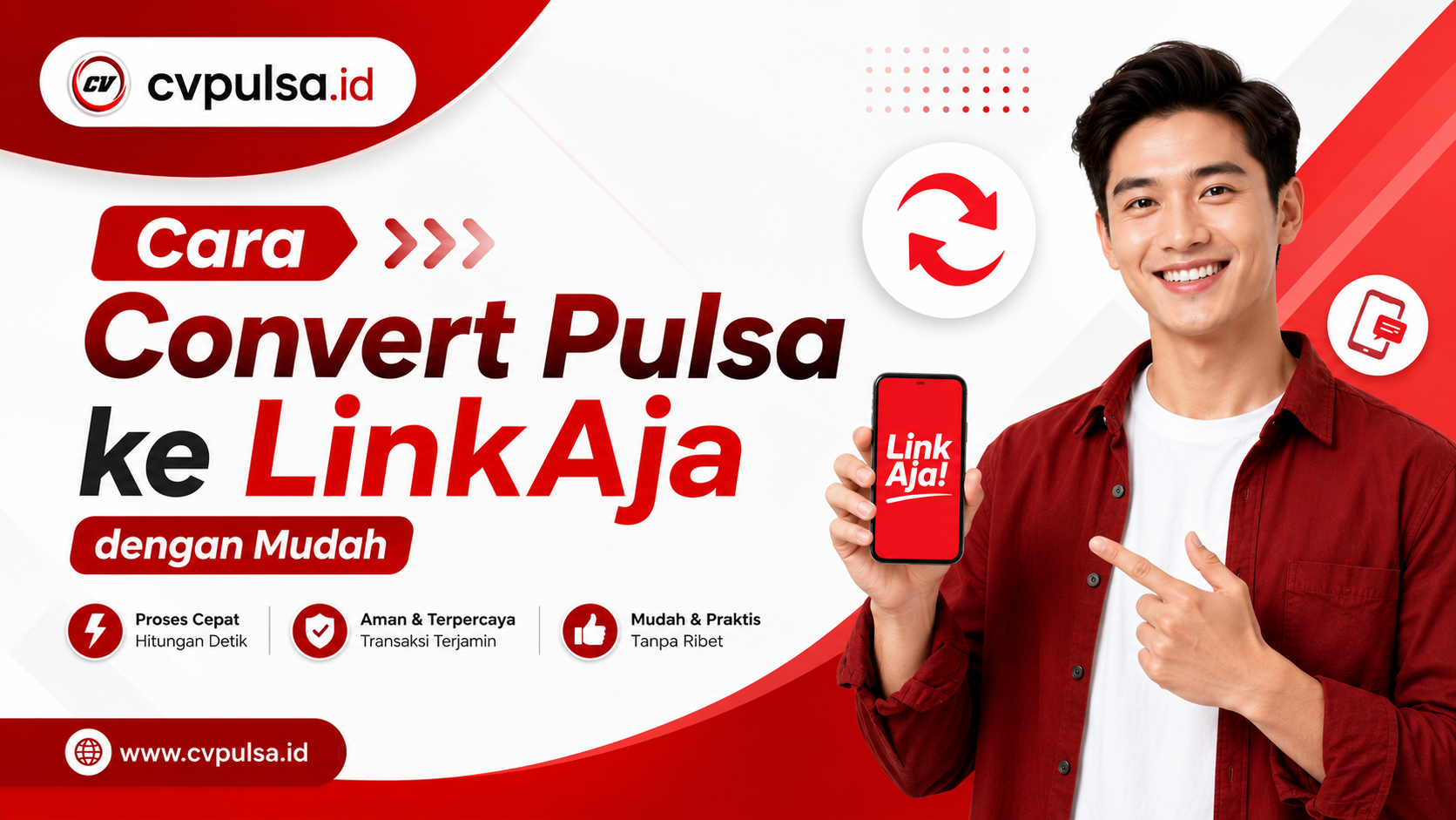 Cara Convert Pulsa ke LinkAja dengan Mudah
